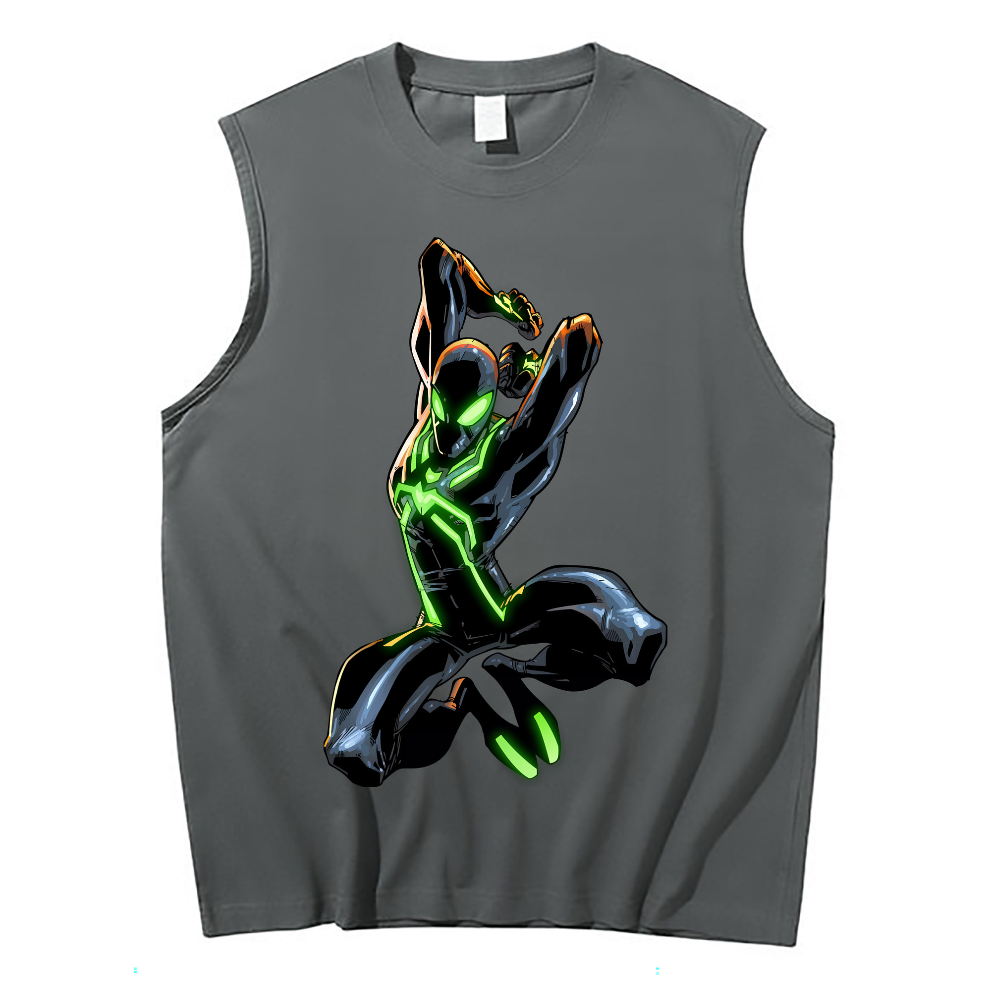 （画像用） Spider Man スパイダーマン コットン100％タンクトップ（フロントプリント）